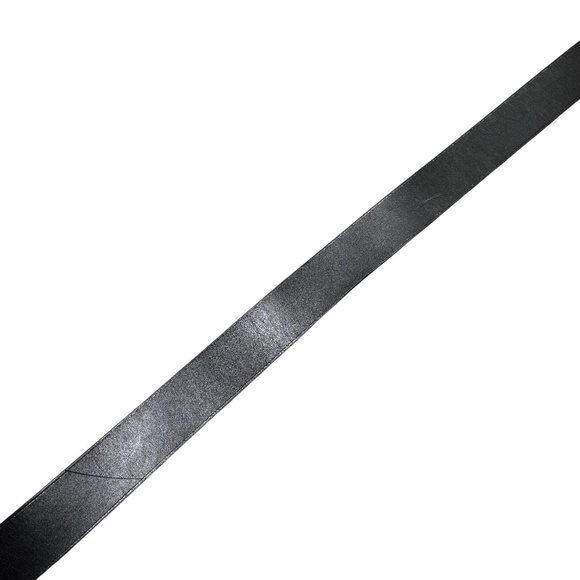 Montblanc Black Thick Leather Classic Pin Reversible Buckle Belt 44" - Picture 9 of 15